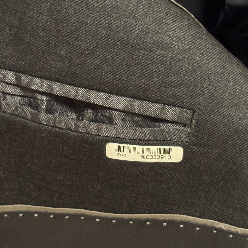 NEW BROOKS BROTHERS 346 Stretch Dark Gray Suit Jacket Size 46R -Retails $648 - Picture 7 of 9